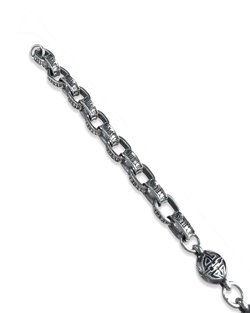 AE LOGO BALL CHAIN BRACELET(17.5CM)