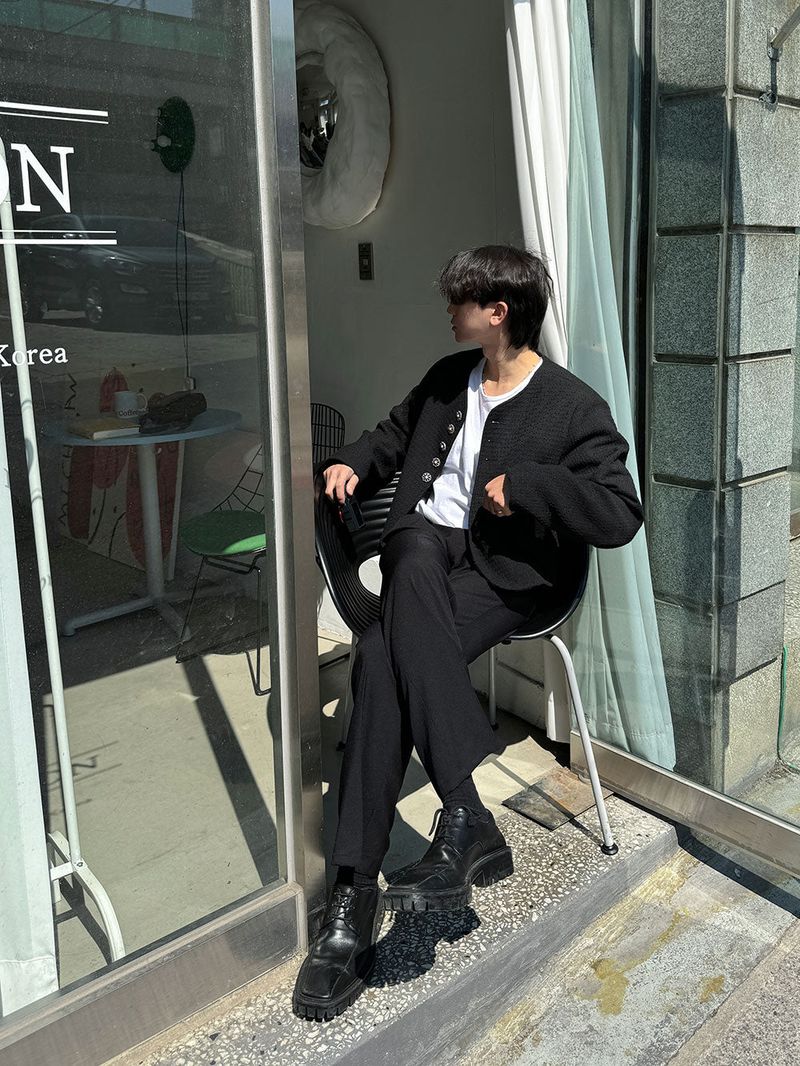 ASCLO Semi Wide Belt Slacks (4color)