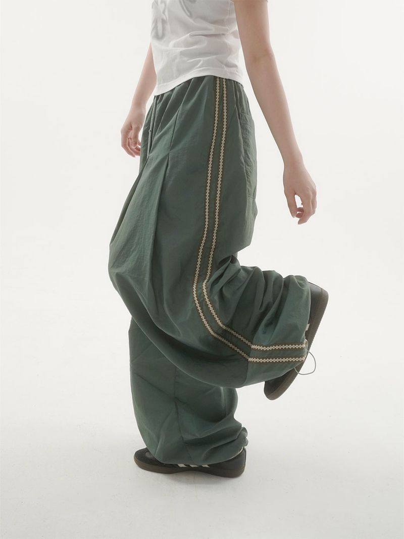 Poke jacquard track pants -3C