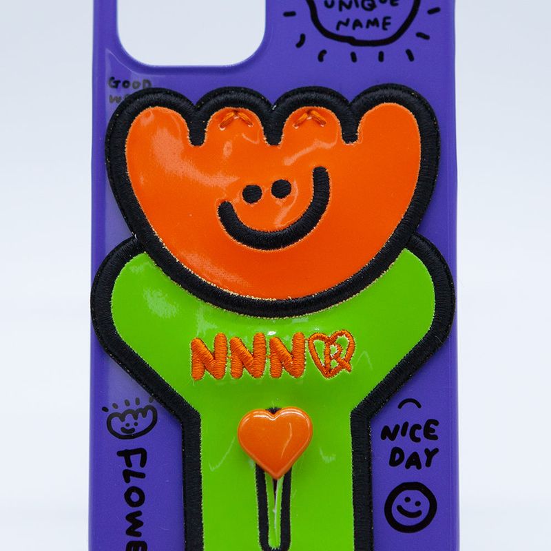 SUN CASE FLOWER PATCH MIDNIGHT PURPLE