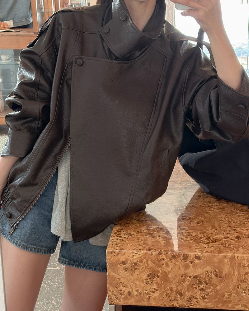 Hiren leather jacket