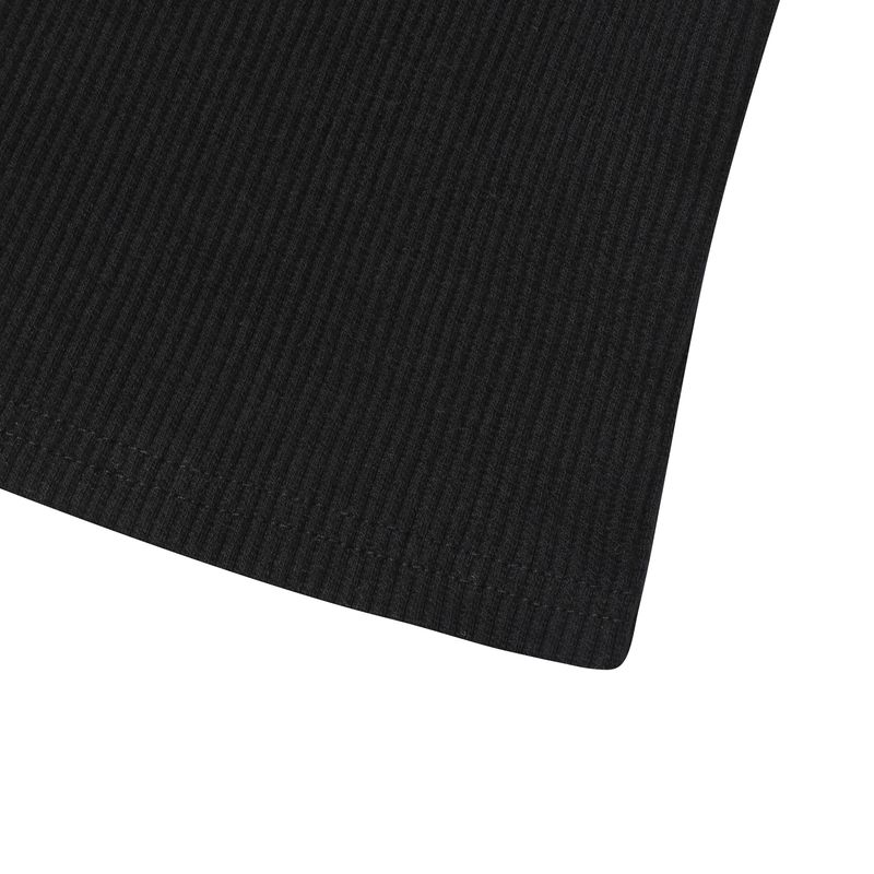 THEO CROSS LEATHER PATCH SLEEVELESS (2Color)