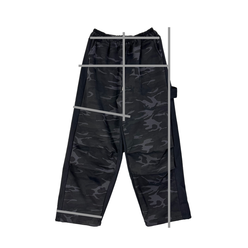camo panel hammer pants