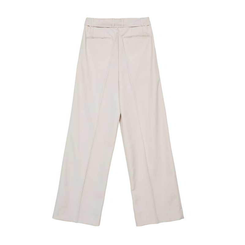 FL Belted Side Banding Wide Slacks (4 colors)