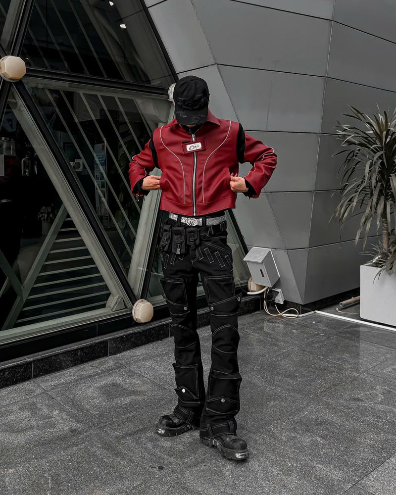 CARGO FLARE PANTS UPSIDE DOWN