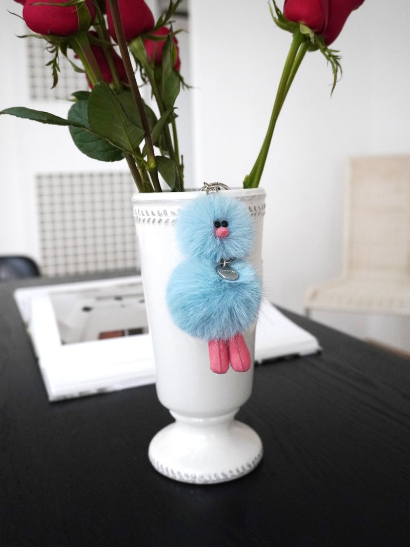 Cosymosy Mini Bird Keyring - Sky Blue