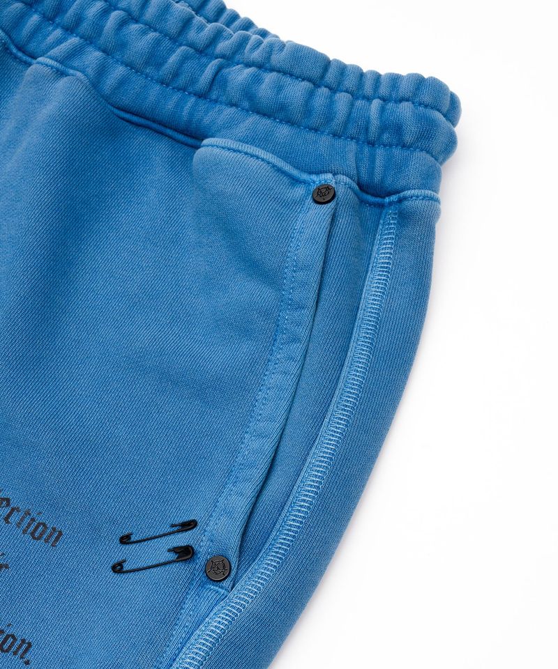 BBD Chaos Patch Pigment Sweatshorts (Ocean Blue)