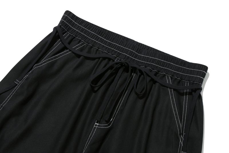 SIDE STRING PANTS_BLACK