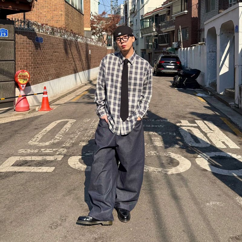 HundoP（ハンドピー）の「Steady Vintage Check Shirt（Tops）」