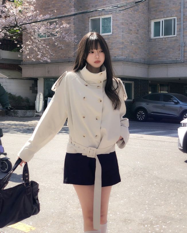 Penner Belted Short Trench Jacket