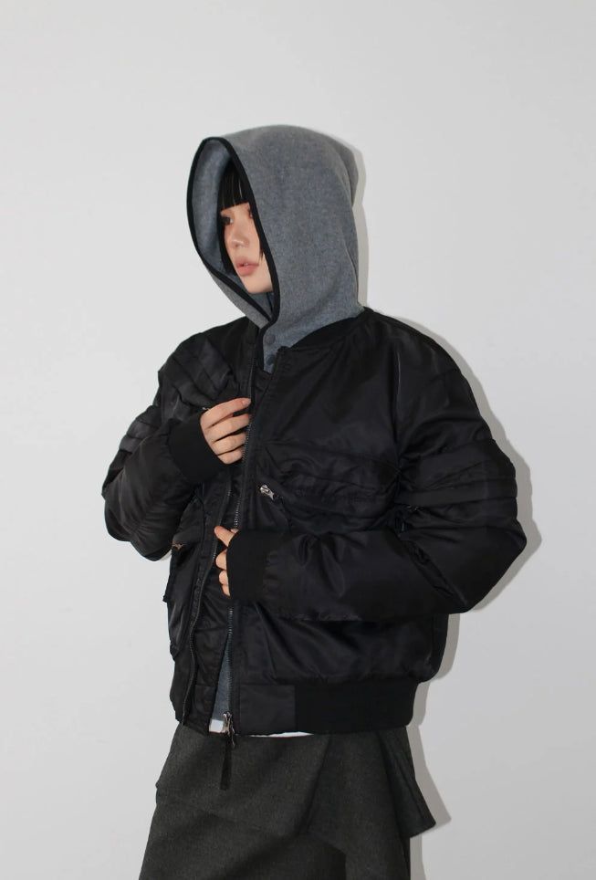 UTILITY POCKET BOMBER JUMPER