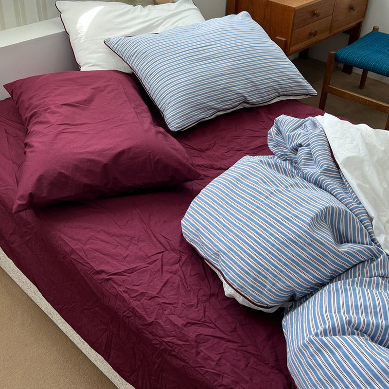  marchen stripe duvet cover (SS/160x210cm)