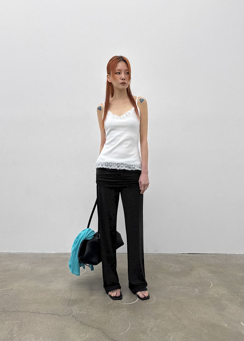 [MADE] Miseru Shirring Skirt-Pants