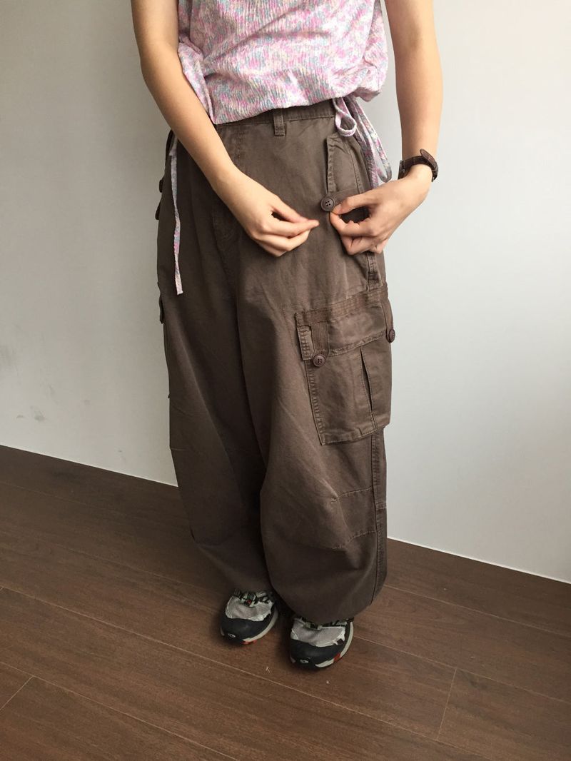 Logic Pigment Cargo Pants (2color)