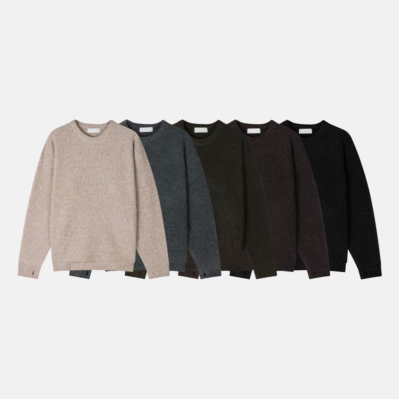 63cm Cropped Warm Knit (5 Colors)