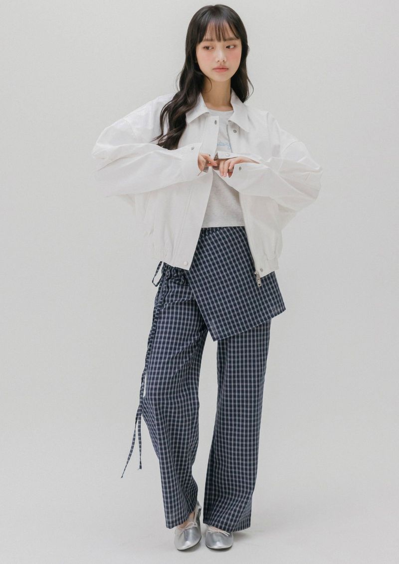 COTTON BLOUSON JACKET (WHITE)