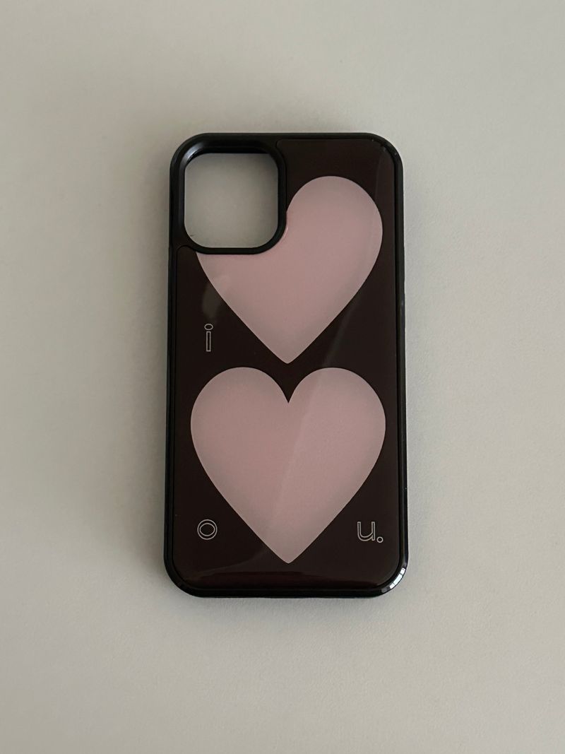ovethings(オブシング)の「chocolate heart pink case (epoxy)(Smartphone Accessories)」