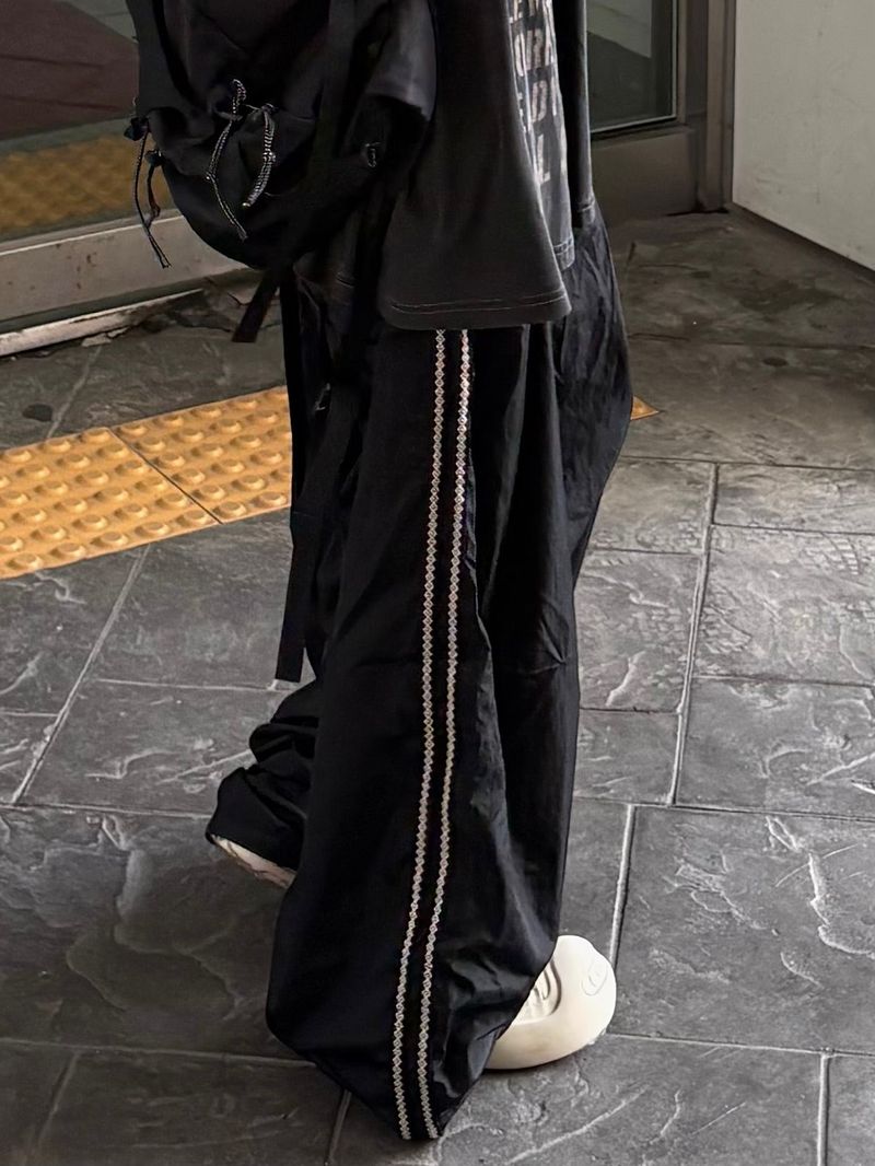 ethnic track nylon pants