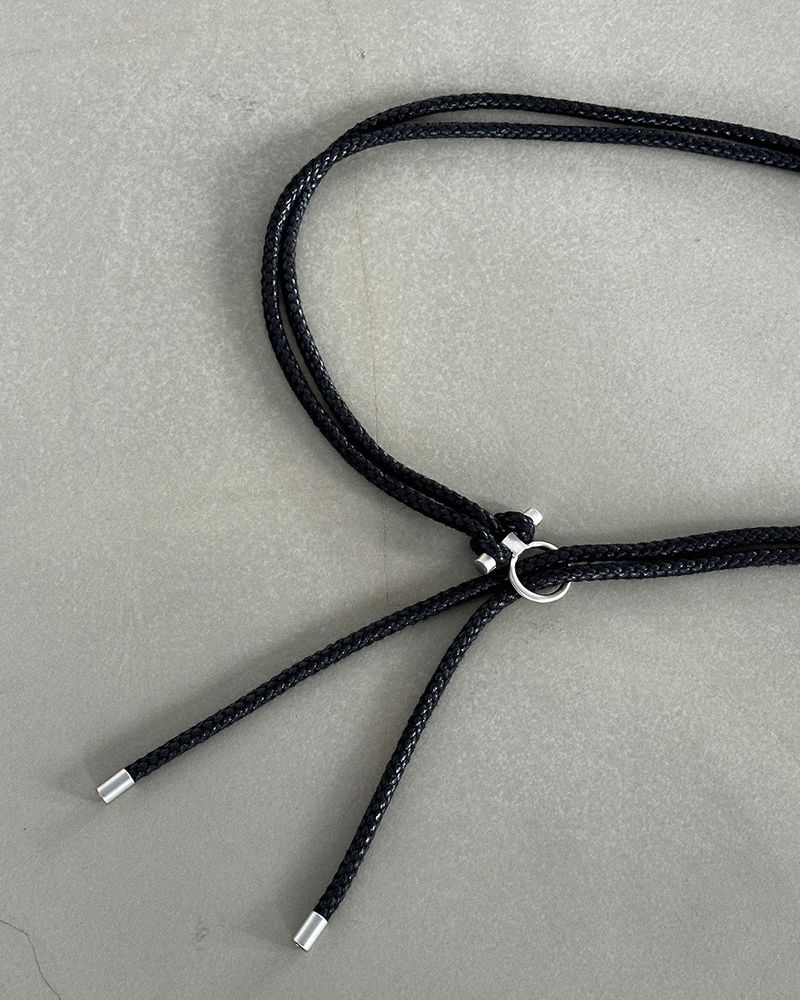 Ring two-string loop strap belt