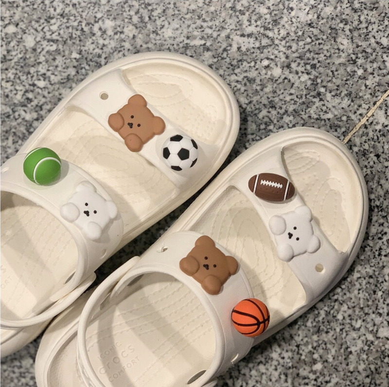 3D Chanibear Silicon Charm (2-color set)