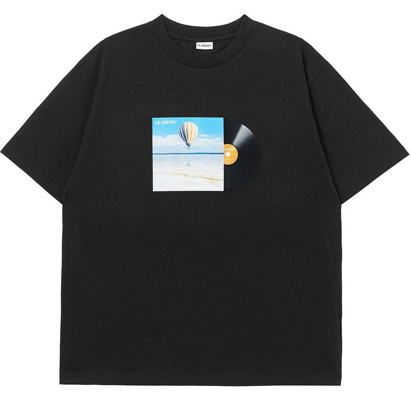 LE AREVEY（アルヴェイ）の「LE AREVEY LP COLLECTOR T-SHIRT BLACK / BLACK（Tops）」