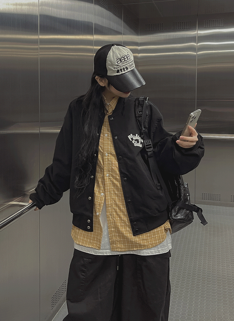 ULAN（ユレン）の「ミシガンボタンコットンバーシティージャケット（Jackets/Outerwear）」