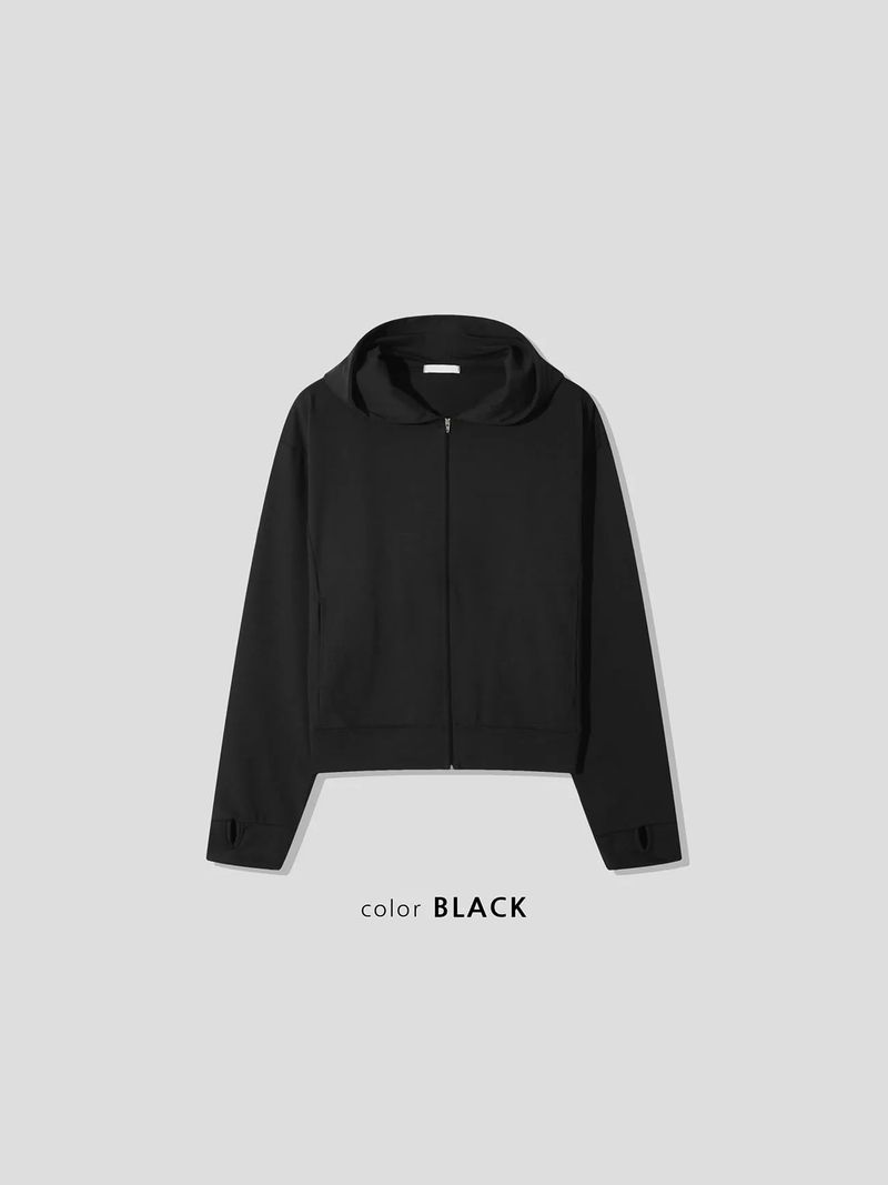 Work Single Zip Hoodie
