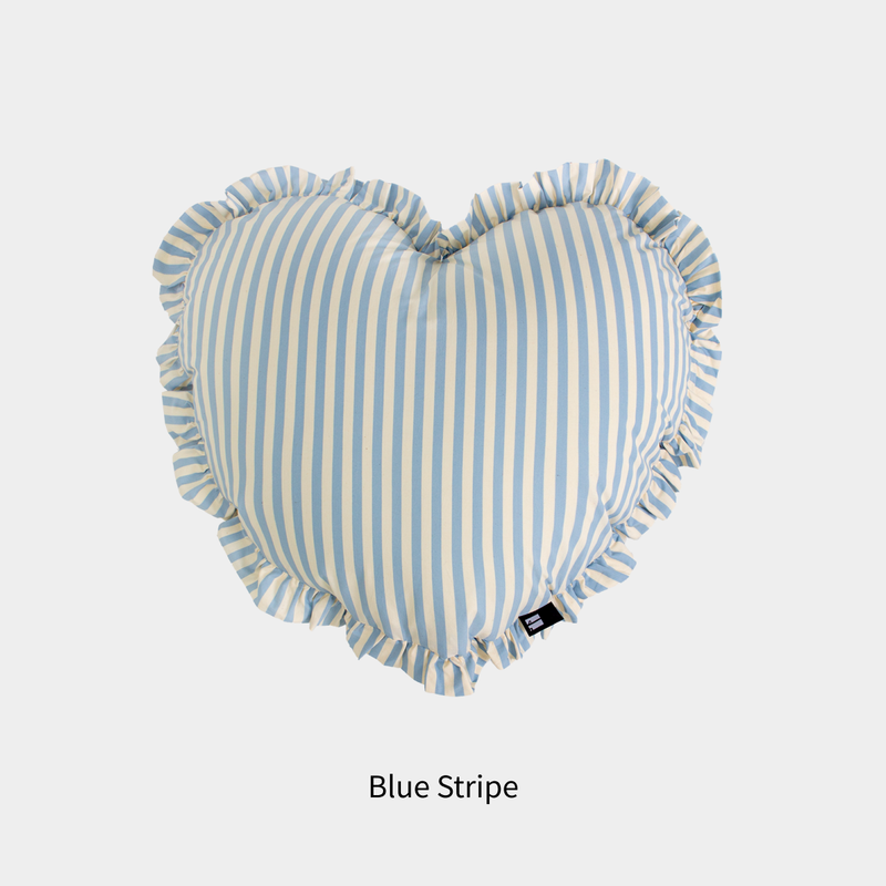Heart Frill Cotton Cushions