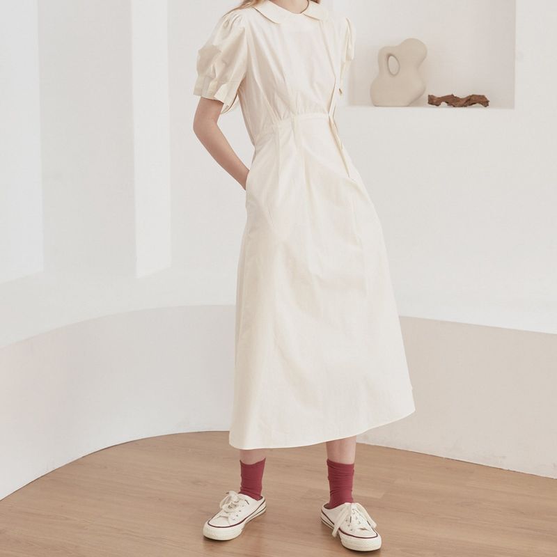 VITALSIGN（バイタルサイン）の「[LINE] Puff Dart Collar Dress（Dresses）」