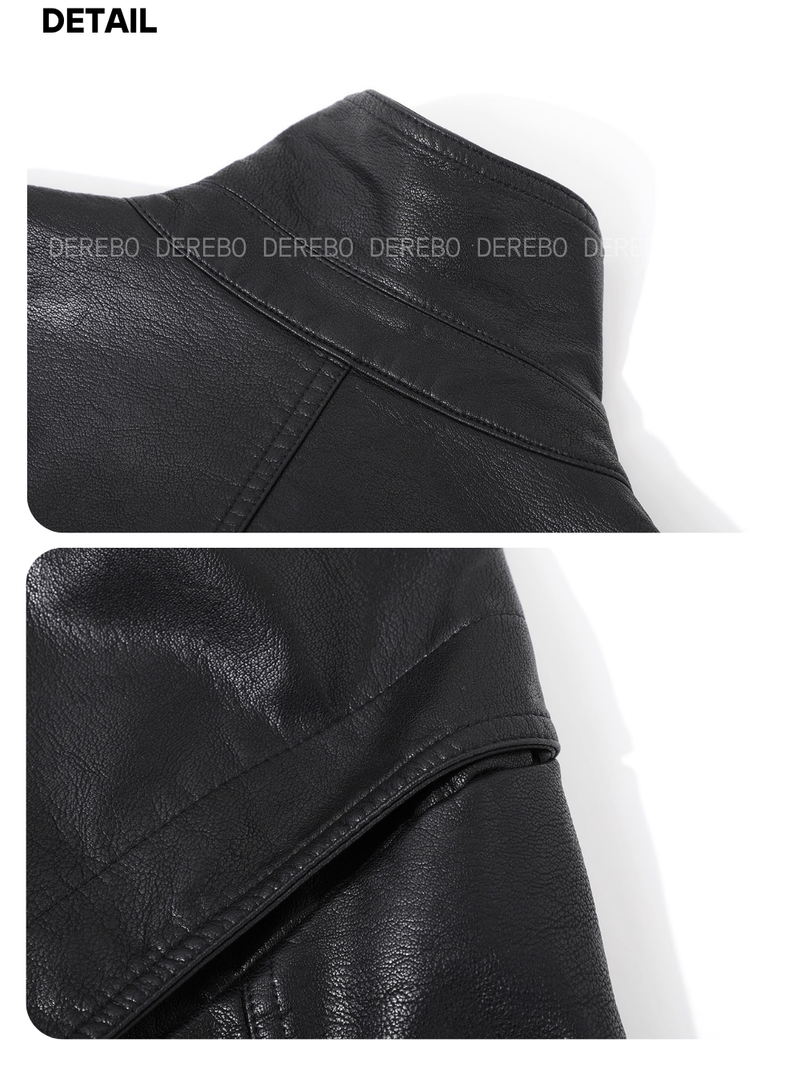 Czech Rider Zip-Up Leather Jacket