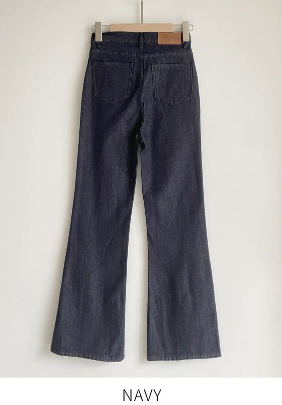 Corgette Brushed Span Bootcut Denim Pants