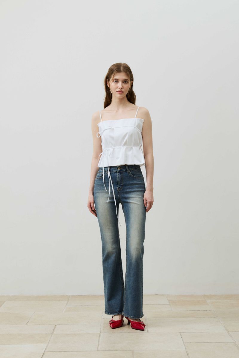 ROEL BOOTCUT DENIM PANTS / BLUE
