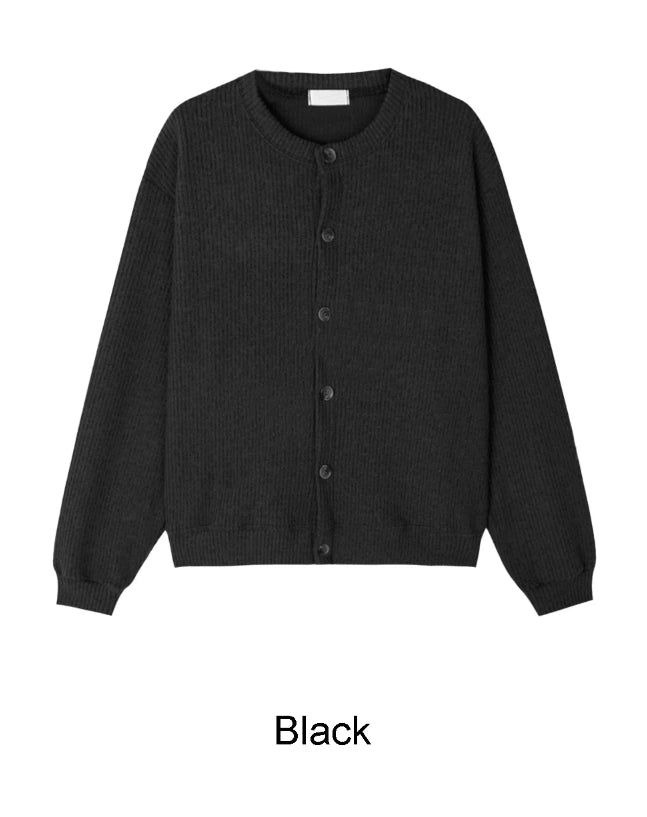 Moel Crop Brush Cardigan
