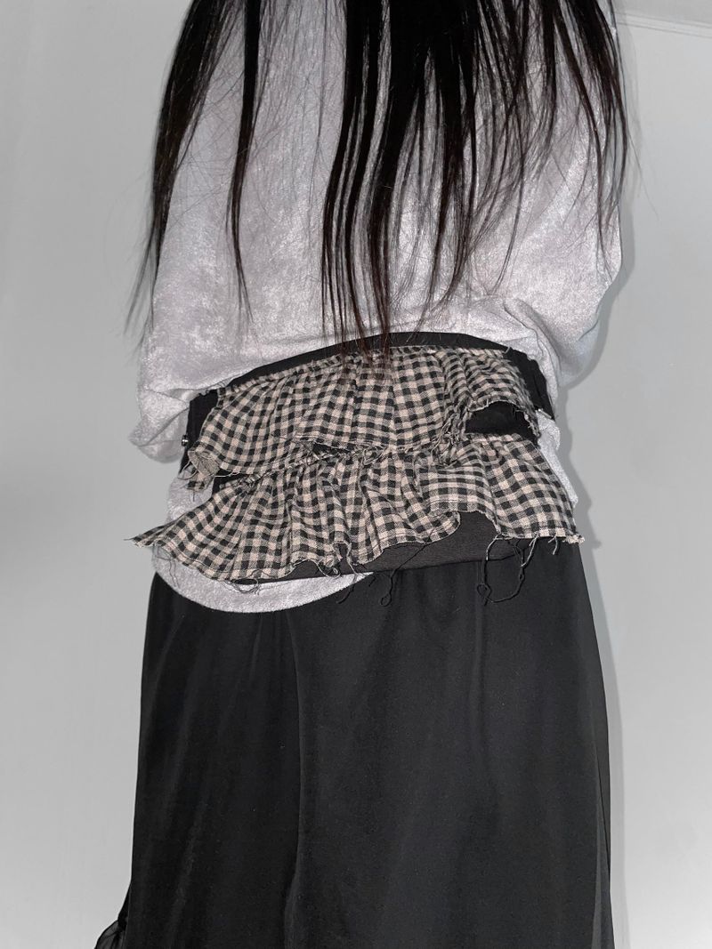 sibooya check belt bag(2 color)