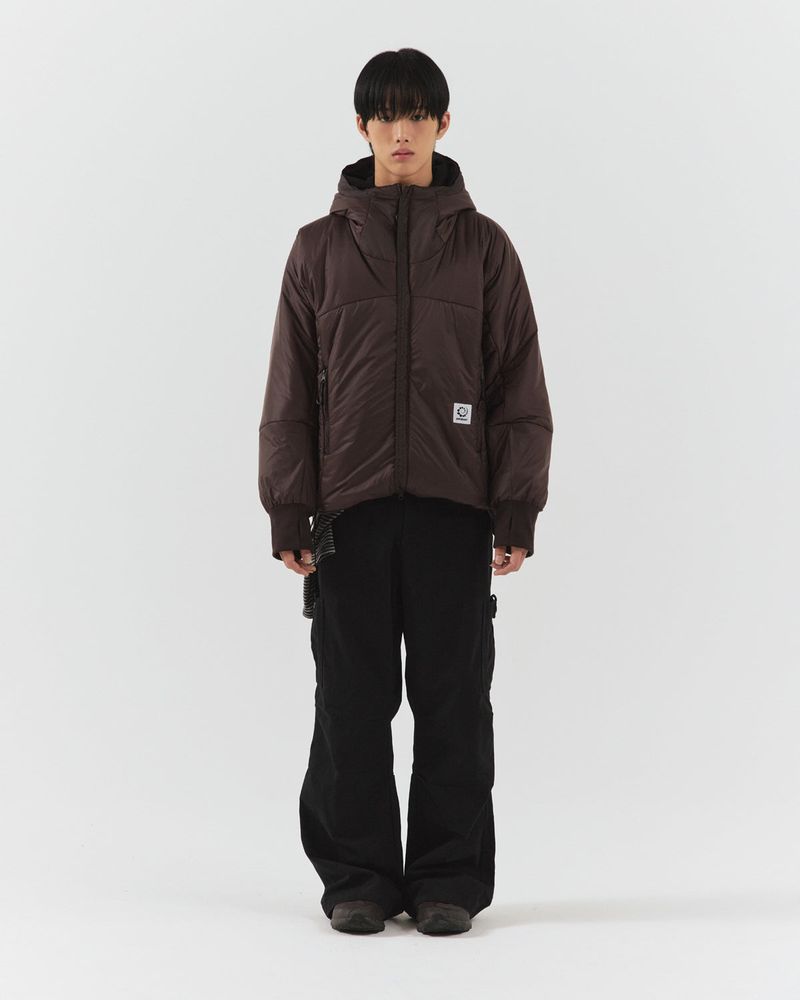 Reversible Thinsulate Padded Jumper (Dark Brown)