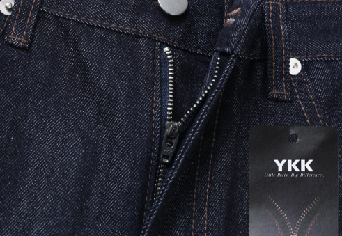 Semi Wide Stitch Raw Fabric Denim Pants
