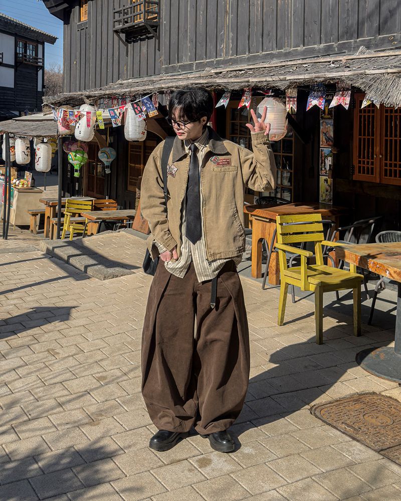 Cuff Bizo Balloon Cotton Pants