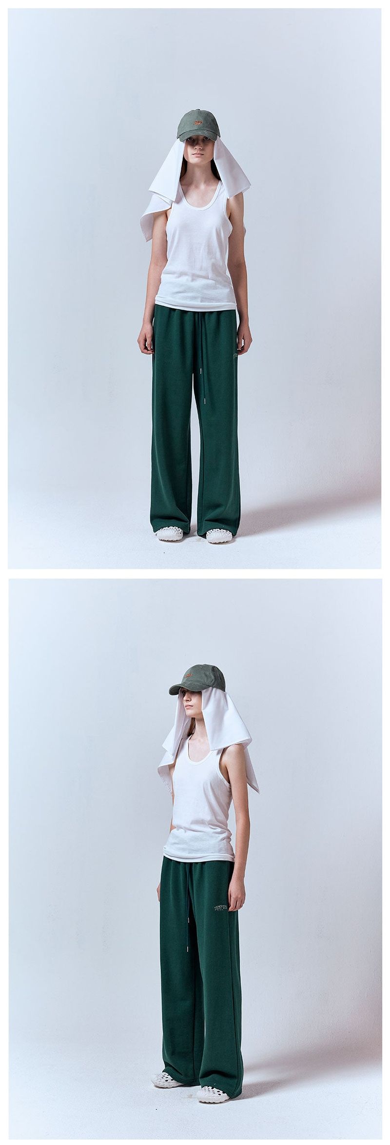 TEMPUS BASIC PANTS [DEEP GREEN]