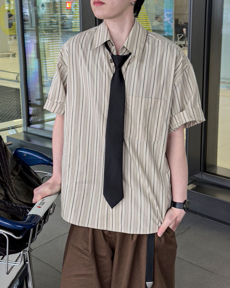 Raid Stripe Half Shirt