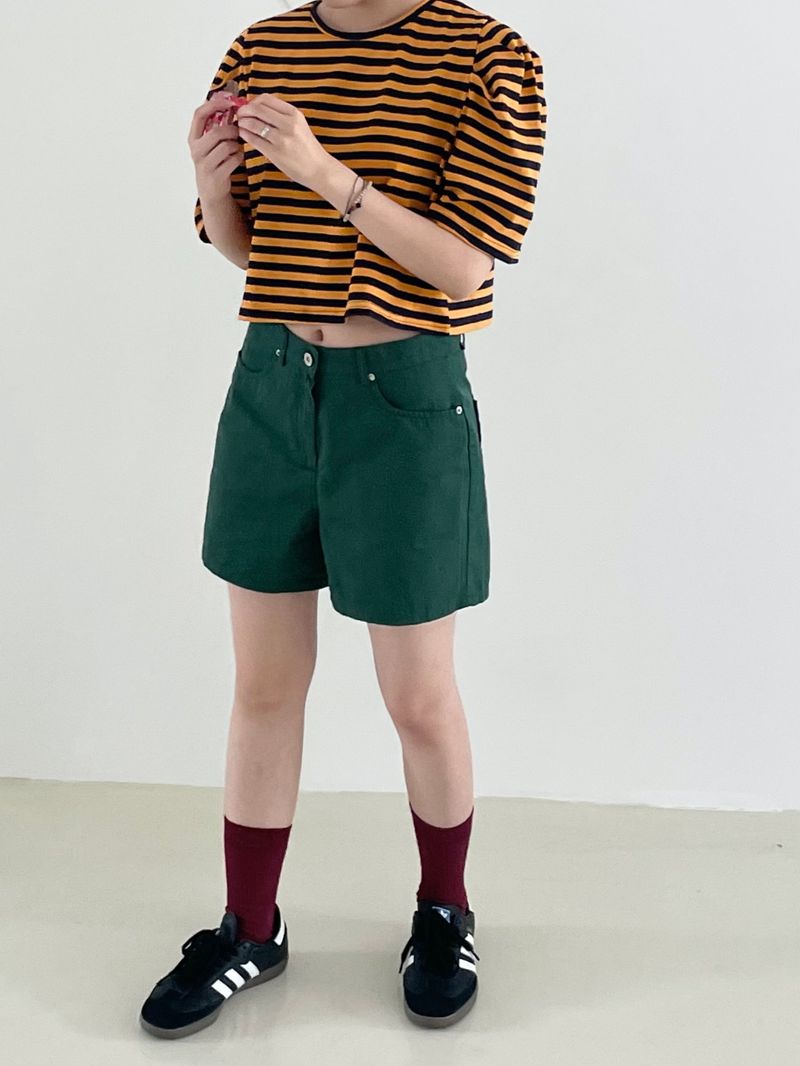 Colorful cotton short pants