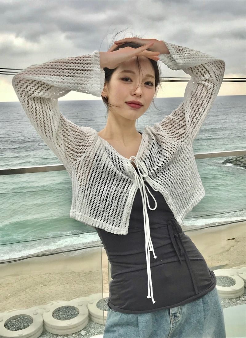 Arco iris（アルコイリス）の「Shaina cardigan（）」