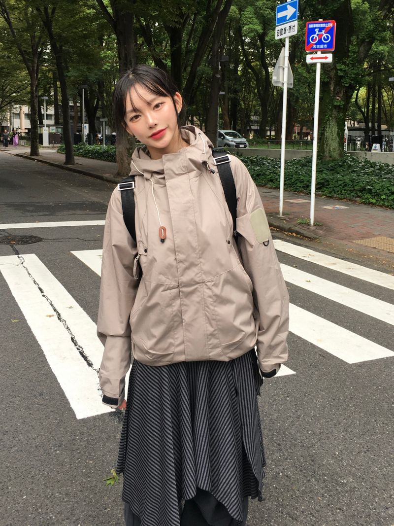 Lauren Stripe Tie-Flared Skirt (2c)