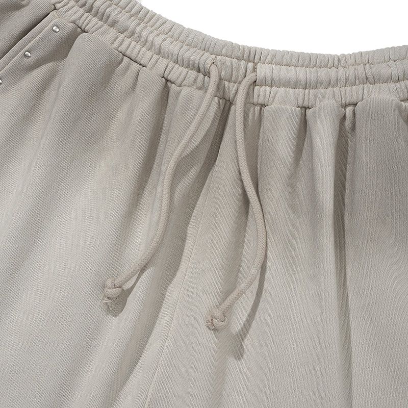 VINTAGE WASHING STUD POINT HALF PANTS [OAT MEAL]