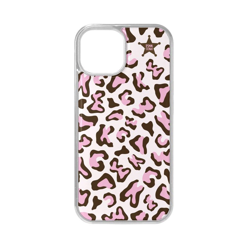 PINKCOWBAKERY（ピンクカウベーカリー）の「【MADE】 PKCW レオパードフォンケース (baby-pink)（スマホグッズ/小物）」