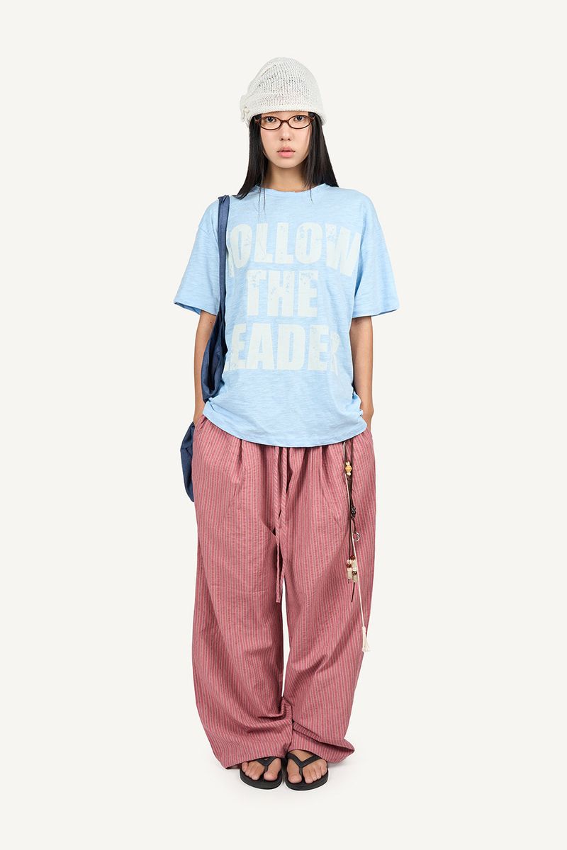 Leader Printed Slub T-shirt