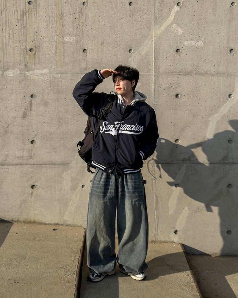 Avan Snap Balloon Fleece Denim