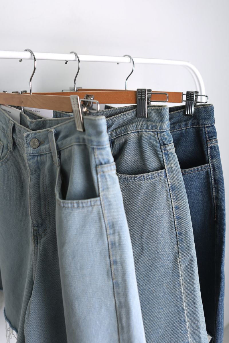 HEI BERMUDA DENIM SHORTS