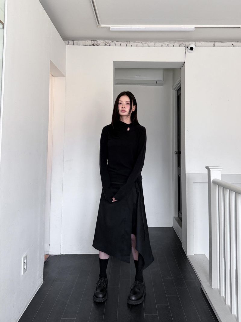  CUTTING DRAPE SKIRT