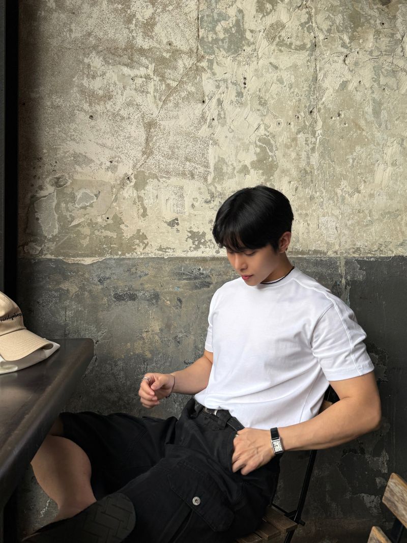 Lard dying bermuda cargo pants