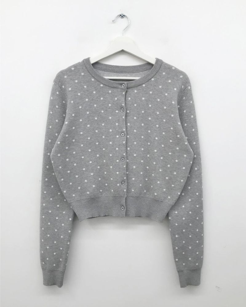 Vero Poa Dot Cardigan (3color)